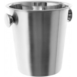 Balde Para Gelo 4,5 Litros 21cm Em Aço Inox Mimo Style